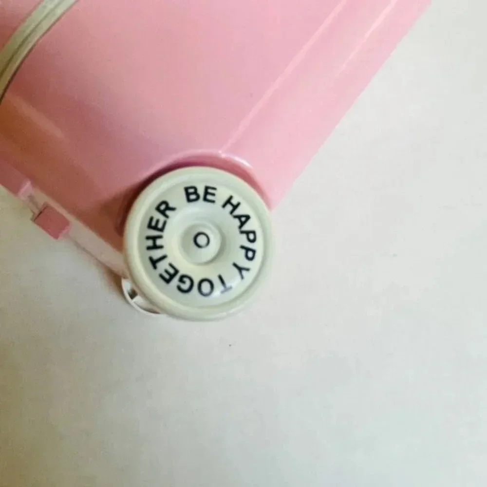 Pink Luggage Mini Plastic Travel Case Trunk Dolls Accessories Yadian Money Box